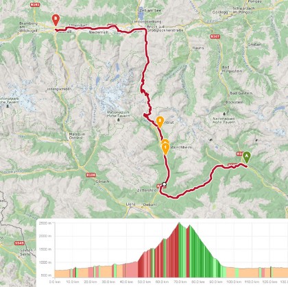 Transalp Spezial Etappe 7: Obervellach Großglockner Mittersill Transalp Spezial Etappe 7: Obervellach über Großglockner Hochalpenstraße nach Mittersill